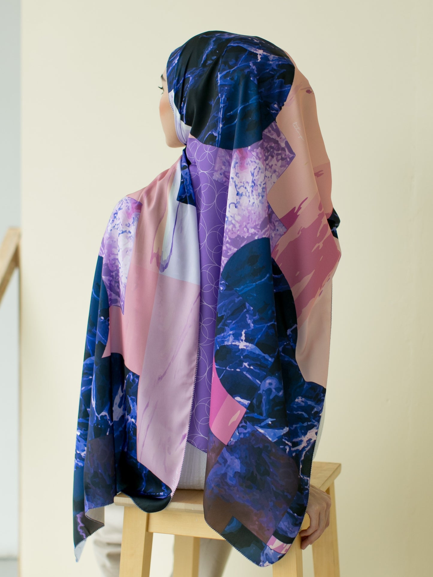 MARBLE in POSH (LONG SHAWL)